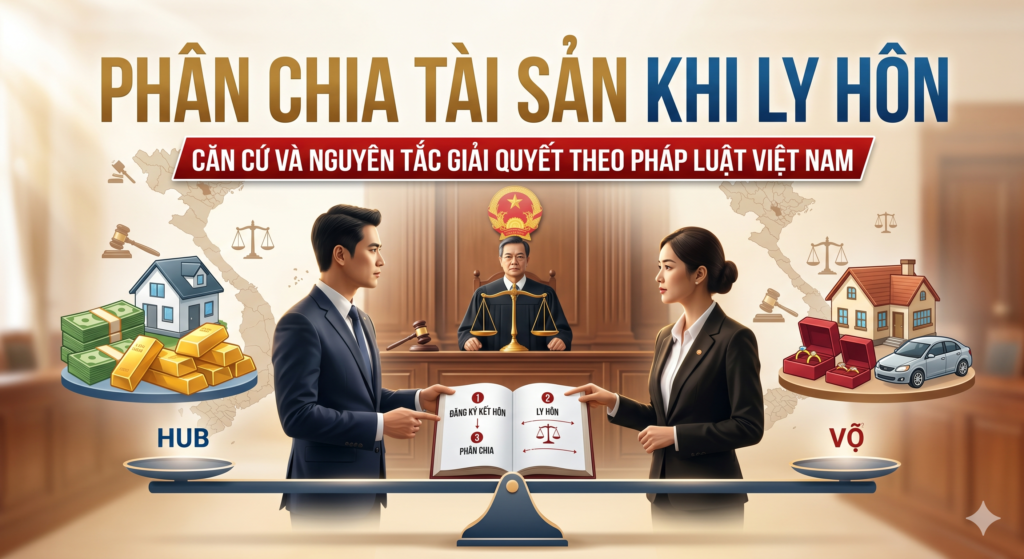 phân chia tài sản khi ly hôn