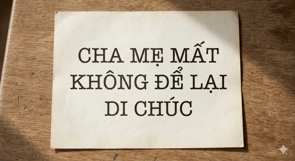 cha me mat khong de lai di chuc chia dat
