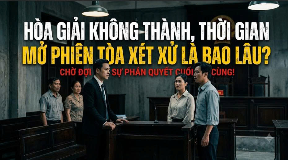 thời gian mở phiên tòa xét xử