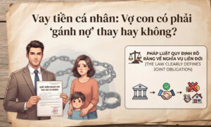 Vay tiền cá nhân: Vợ con có phải "gánh nợ" thay hay không?
