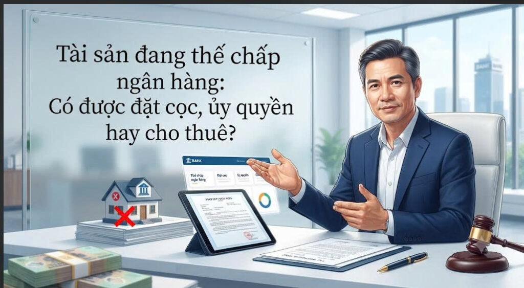 Tài sản đang thế chấp ngân hàng có được đặt cọc, ủy quyền hay cho thuê? Xem ngay phân tích pháp lý mới nhất để bảo vệ quyền lợi và cơ hội kinh doanh của bạn!