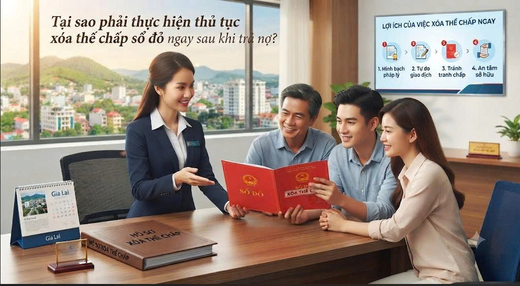thủ tục xóa thế chấp sổ đỏ