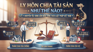 Khi ra Tòa, việc chia tài sản khi ly hôn không nhất thiết là chia đôi (50/50). Tòa án sẽ căn cứ vào 5 nguyên tắc sau để giải quyết các vụ việc