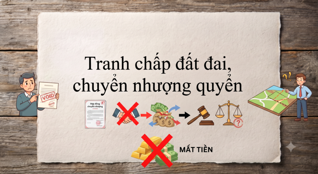 tranh chấp đất đai chuyển nhượng quyền sử dụng đất