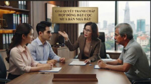 Hướng dẫn chi tiết quy trình giải quyết tranh chấp hợp đồng đặt cọc mua bán nhà đất. Phân tích chế tài phạt cọc và kinh nghiệm pháp lý thực chiến từ Việt Luật Group.