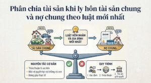 Hướng dẫn chi tiết quy định pháp luật về phân chia tài sản khi ly hôn, cách xác định nợ chung, tài sản riêng và trình tự khởi kiện tại Tòa án.