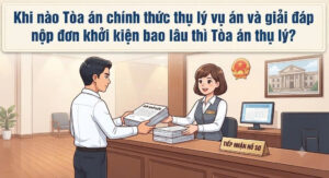 Để vụ án chính thức được thụ lý, quy trình pháp lý phải trải qua thêm một bước quan trọng liên quan đến nghĩa vụ tài chính