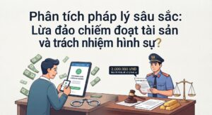 Căn cứ theo quy định tại khoản 1 Điều 174 Bộ luật Hình sự 2015 (sửa đổi, bổ sung 2017), hành vi dùng thủ đoạn gian dối nhằm chiếm đoạt tài sản của người khác sẽ bị truy cứu trách nhiệm hình sự về Tội lừa đảo chiếm đoạt tài sản (Điều 174 BLHS) khi giá trị tài sản bị chiếm đoạt đạt từ 2.000.000 đồng trở lên.