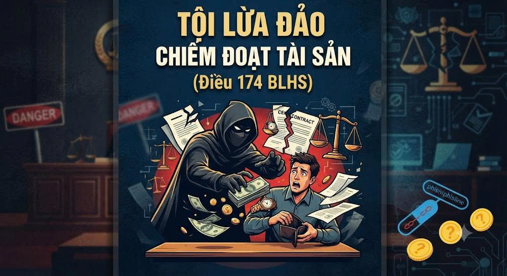 Phân tích chi tiết cấu thành, mức phạt tù của Tội lừa đảo chiếm đoạt tài sản (Điều 174 BLHS) và bí quyết khắc phục hậu quả để được khoan hồng từ Việt Luật Group.